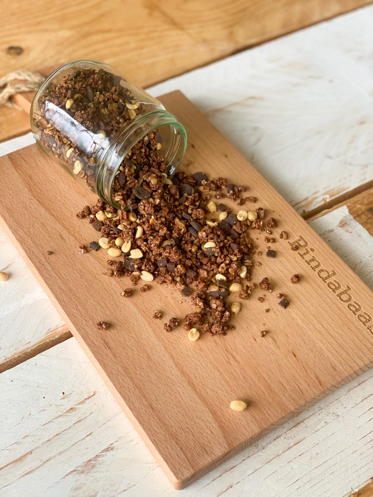 Granola Pinda & Chocolade - de pindakaaswinkel