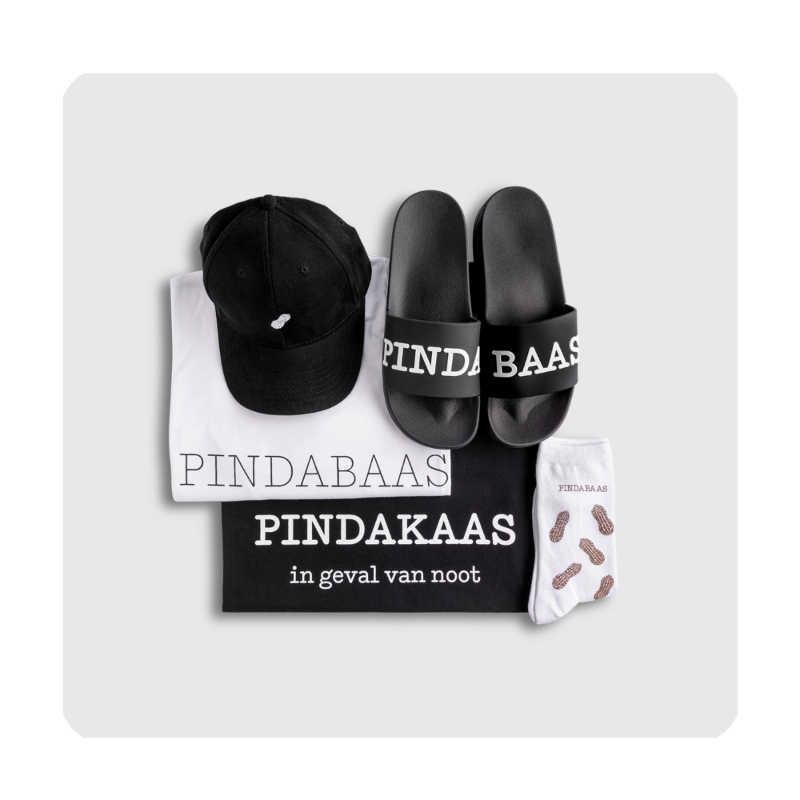 Merchandise van De Pindakaaswinkel