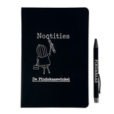 Notitieboekje + pen - de pindakaaswinkel