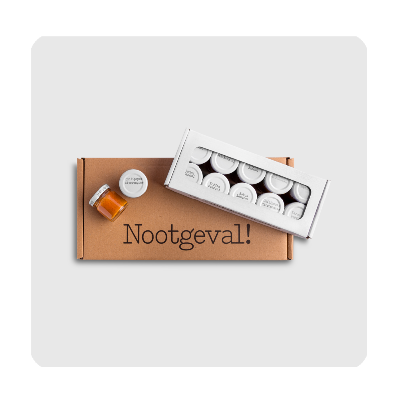 Giftboxen van De Pindakaaswinkel