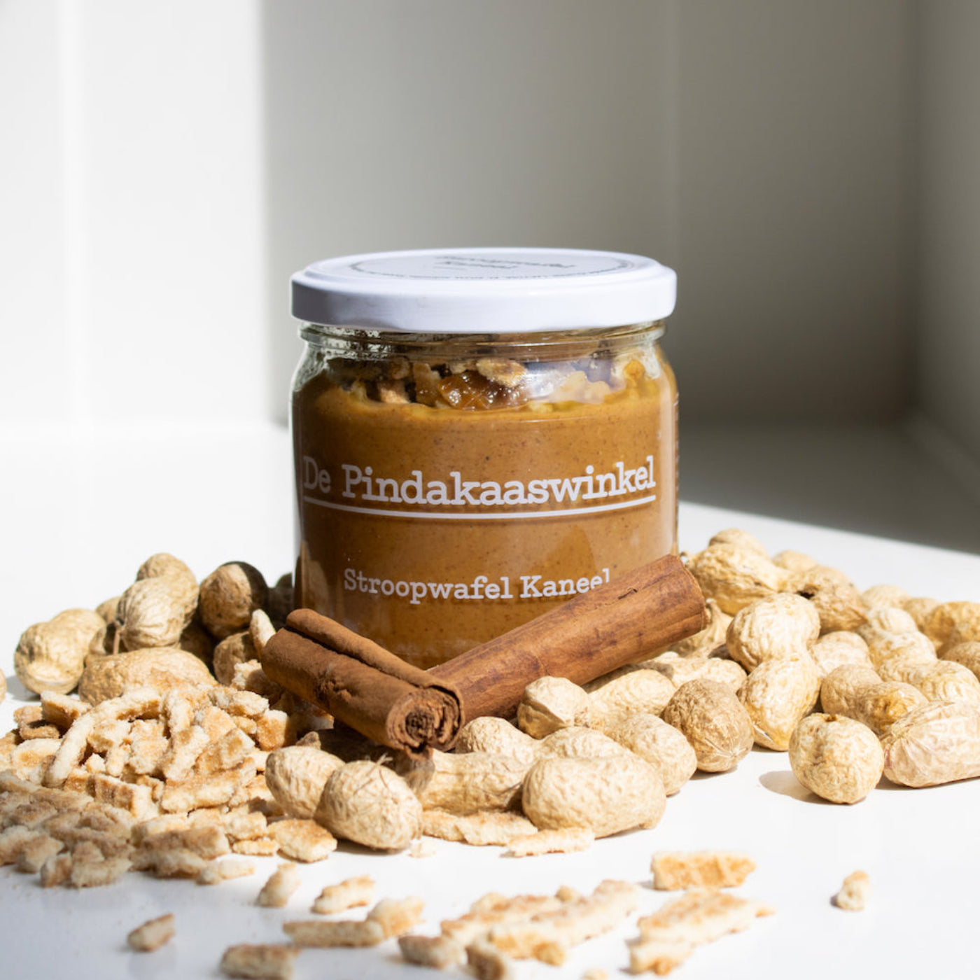 pindakaas stroopwafel kaneel