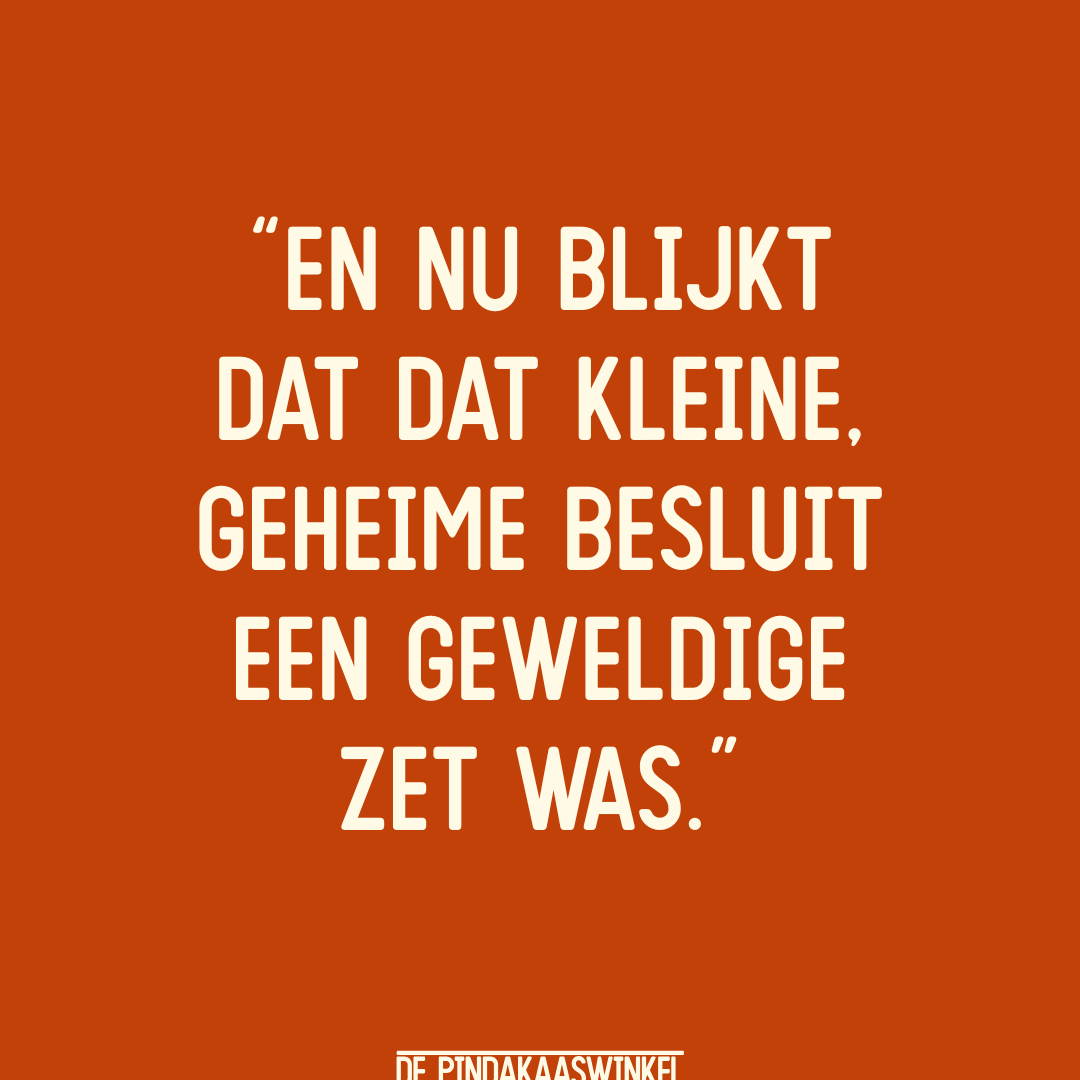 Sam wint een leven lang gratis pindakaas!