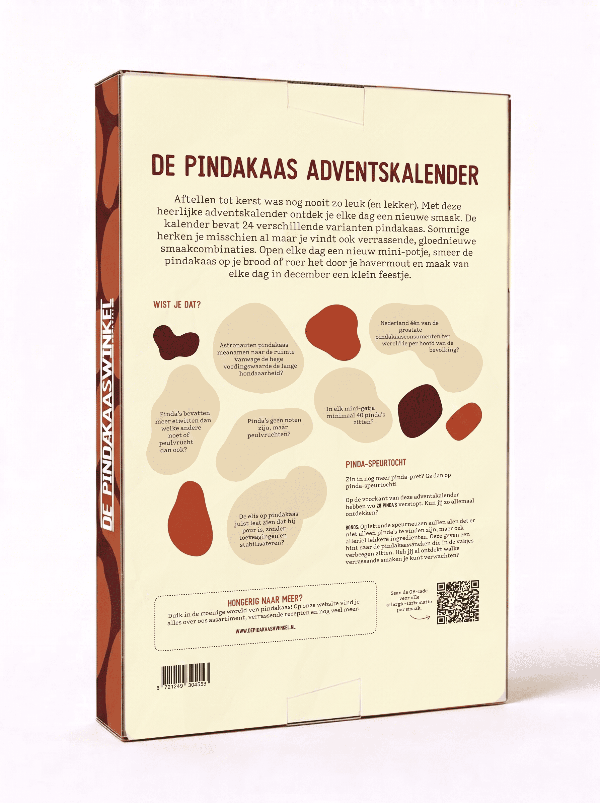 De Achterkant van De Pottenkast Adventskalender van De Pindakaaswinkel