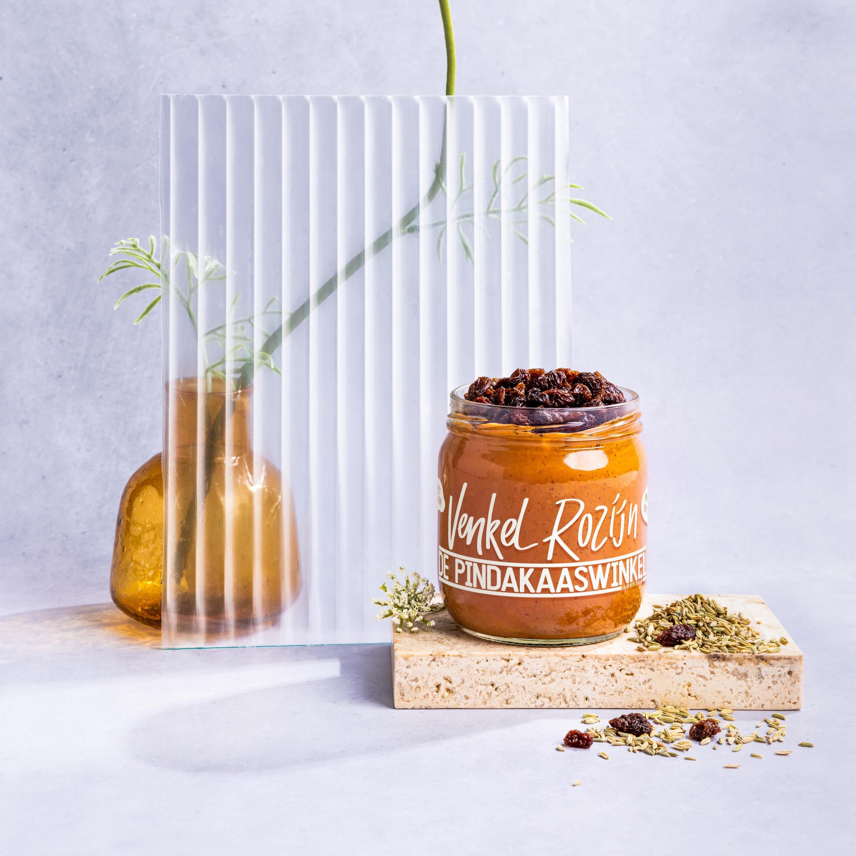 venkel rozijn pindakaas