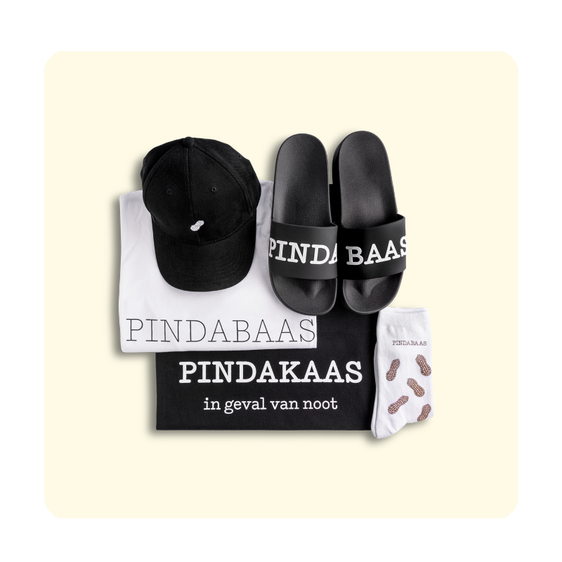 pindabaas merchandise pindakaas