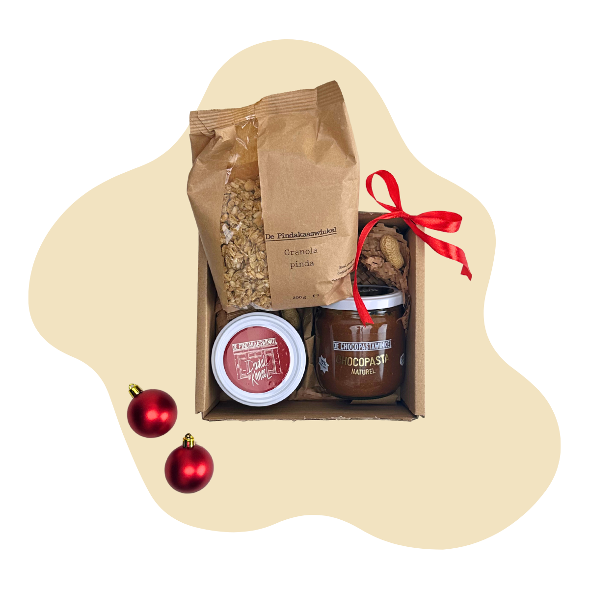vegan giftbox pindakaas